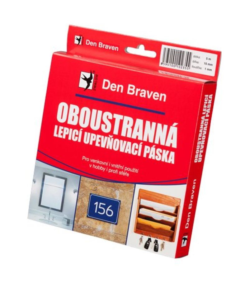 Den braven Den Braven, Páska obojstranná lepiaca 25mm/5m