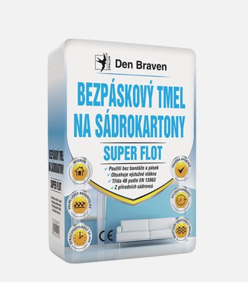 Den braven Den Braven, Super flot bezpáskový tmel na sadrokartóny 5kg