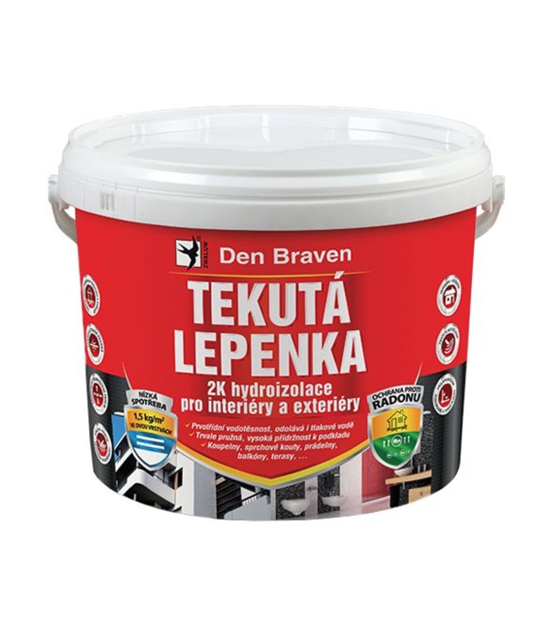 Den braven Den Braven, Tekutá lepenka Hydroizolácia 2K 7kg
