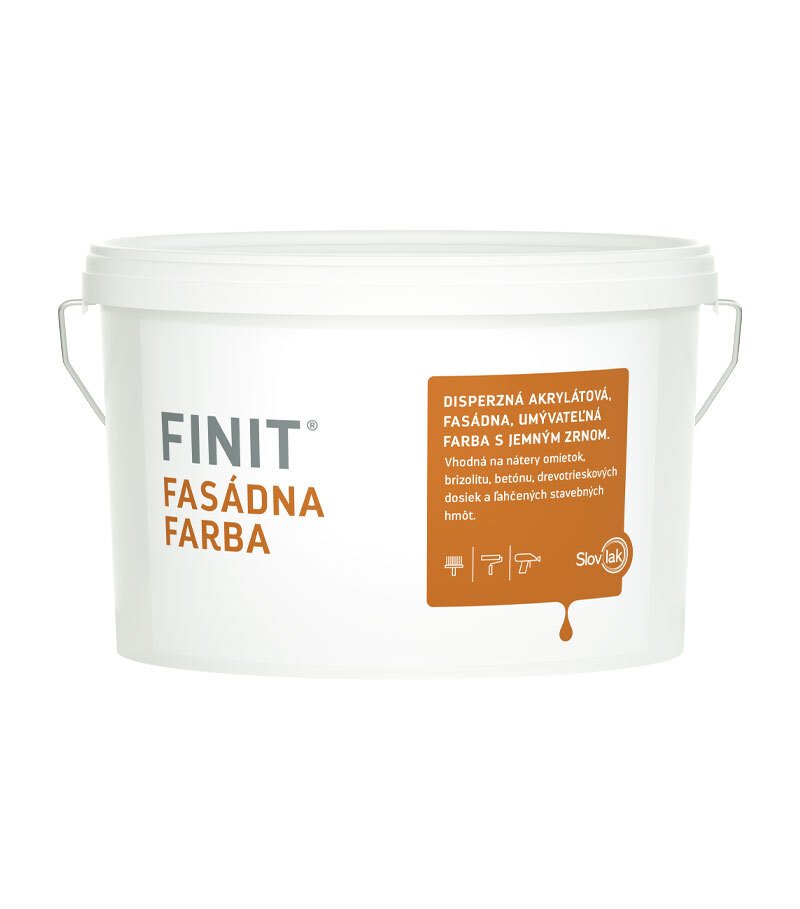 Slovlak Finit biela - Fasádna farba 12kg