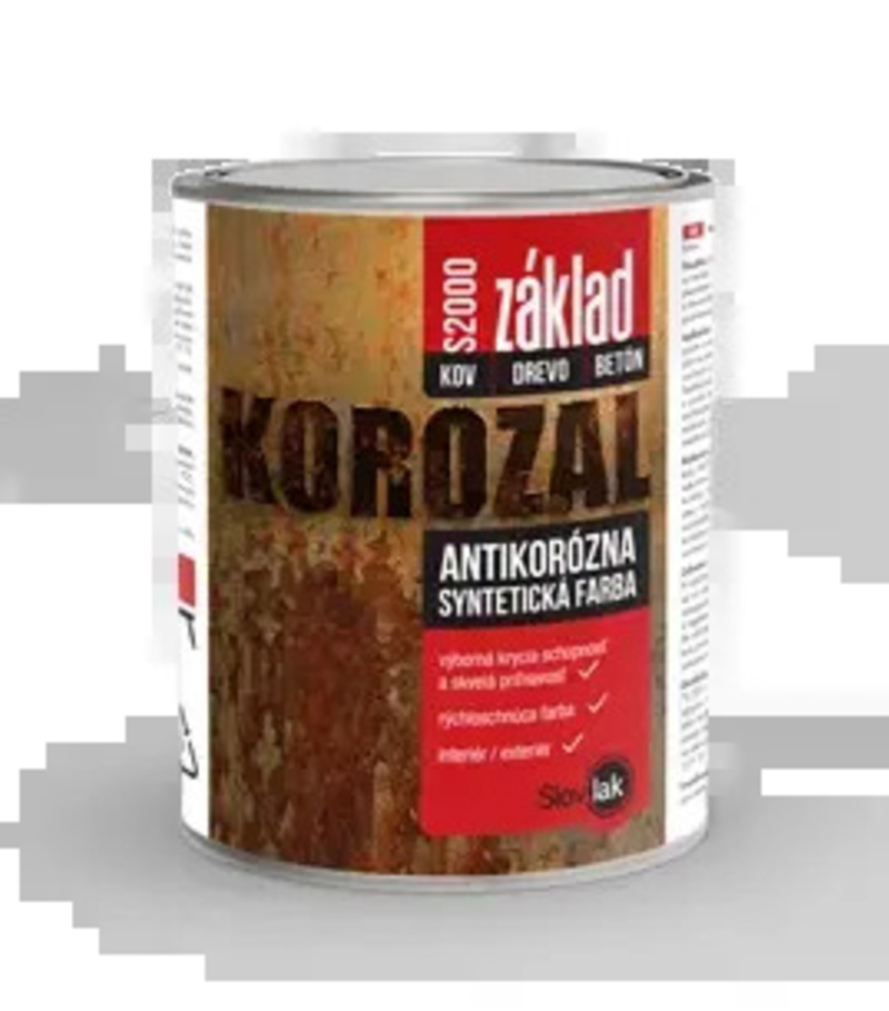 Slovlak Korozal ZÁKLAD 0199 čierny 5kg