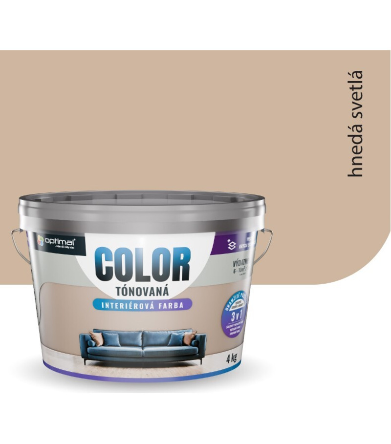 Optimal Color Hnedá Svetlá 7kg