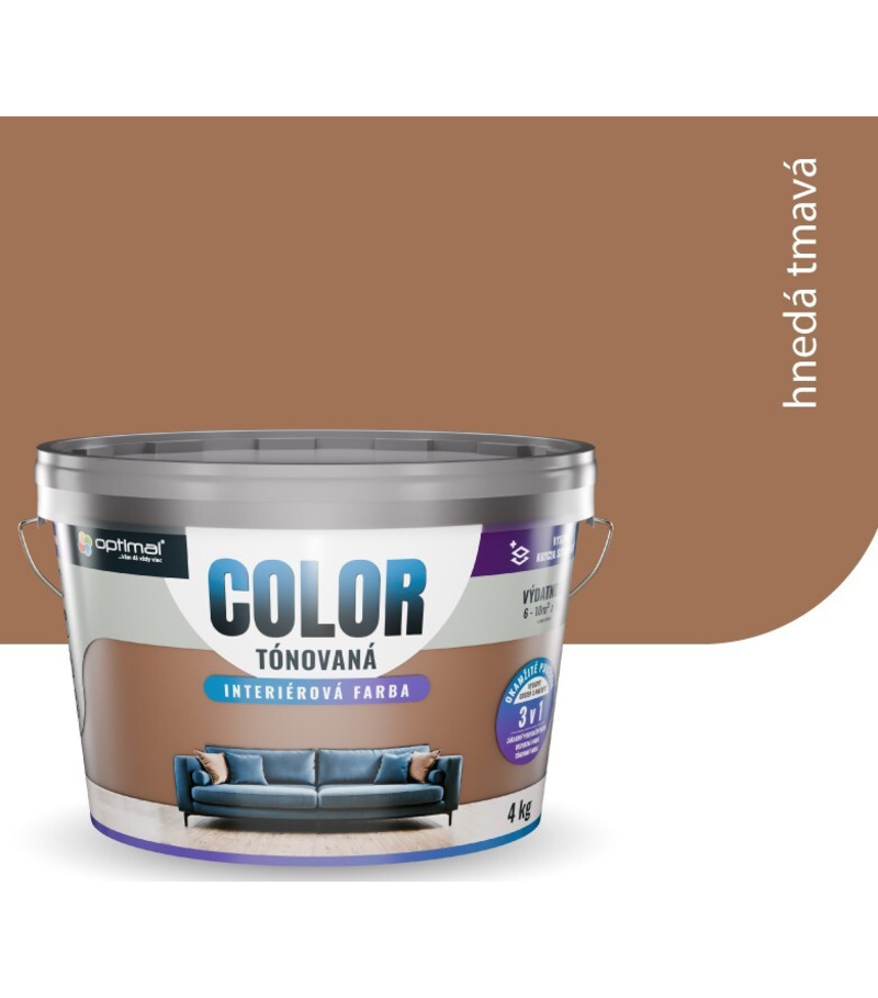 Optimal Color Hnedá Tmavá 4kg