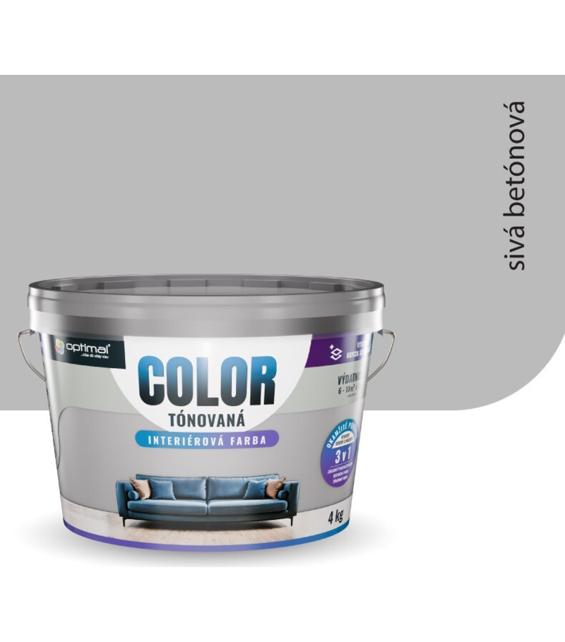 Optimal Color Sivá Betónová 4kg