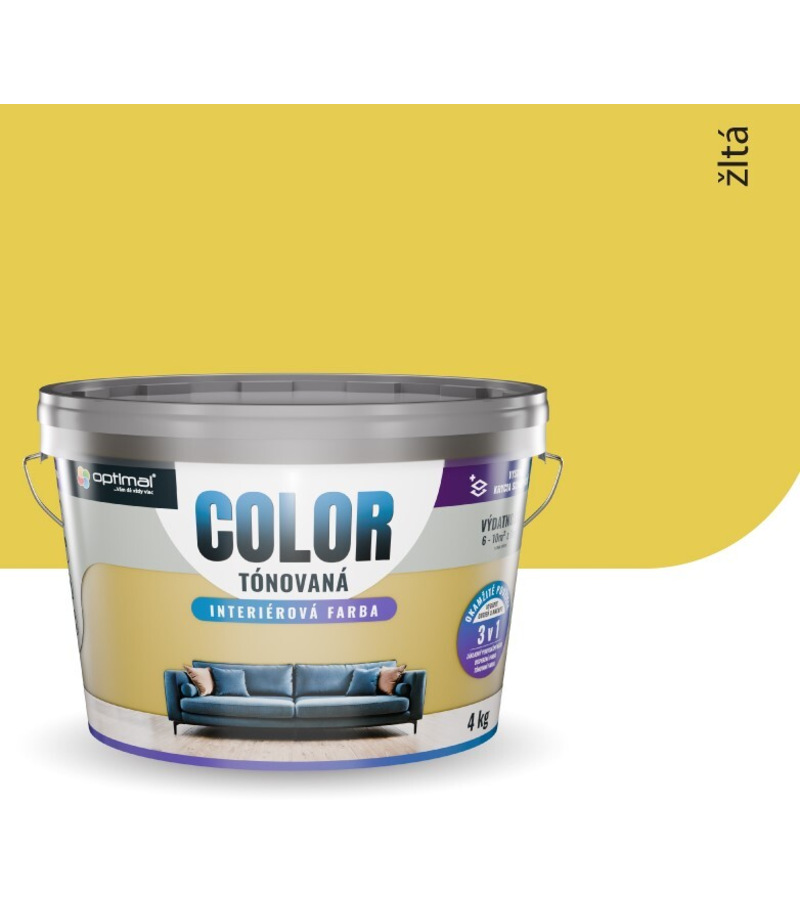 Optimal Color Žltá 4kg