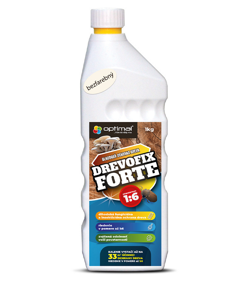 Optimal Drevofix FORTE 1kg Bezfarebný - koncentrát 1:6