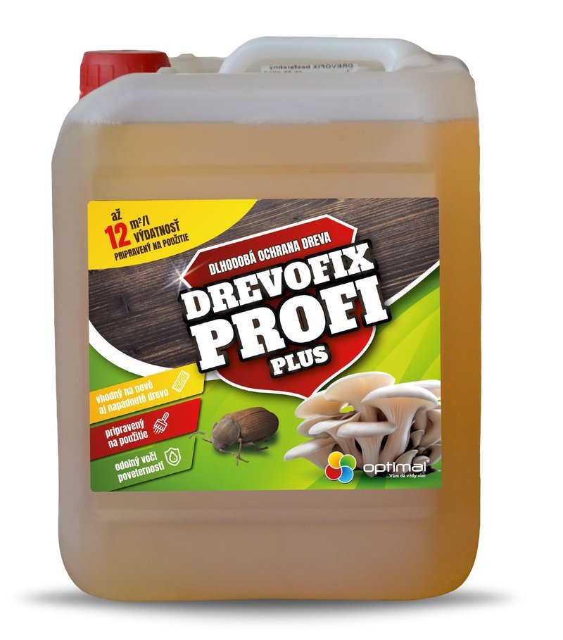 Optimal Drevofix Profi plus bezfarebný 5L