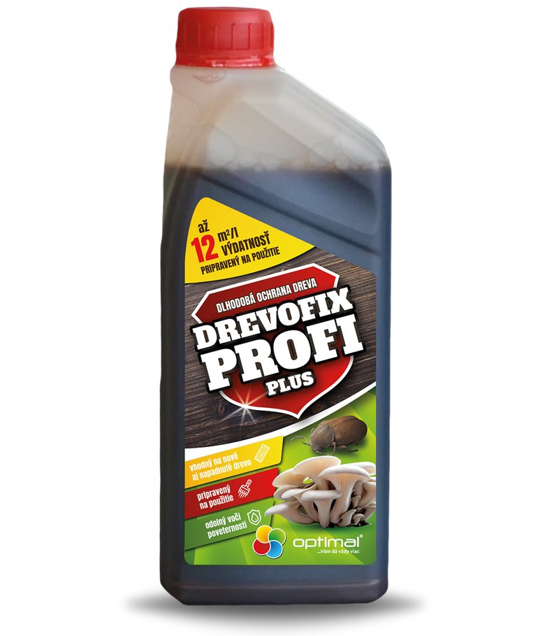 Optimal Drevofix Profi plus hnedý 1L