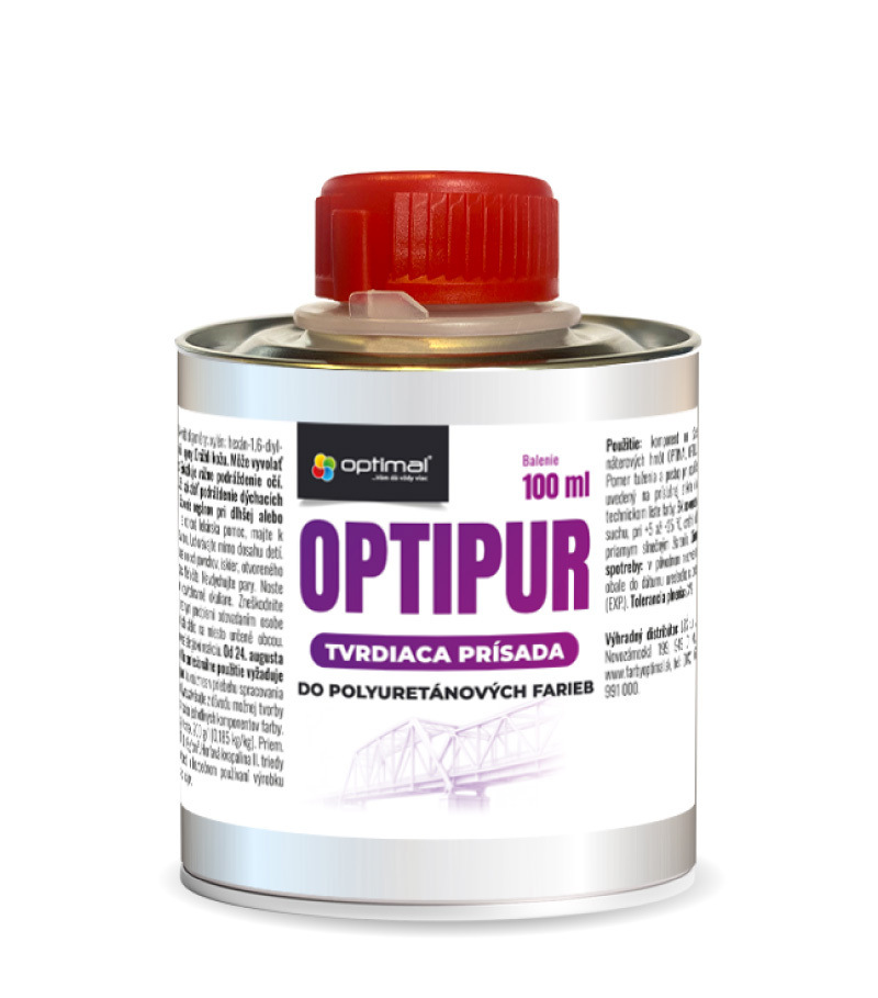 Optimal OPTIPUR Tvrdiaca prísada 0,1l do polyuretánových farieb OPTIPUR