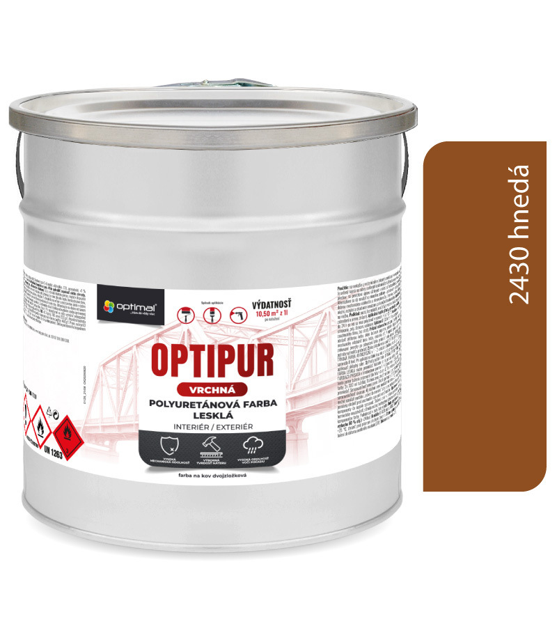 Optimal OPTIPUR Vrchná polyuretánová farba lesklá 2430 2l