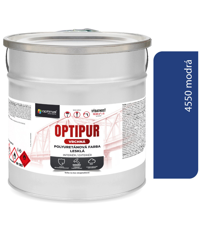 Optimal OPTIPUR Vrchná polyuretánová farba lesklá 4550 2l