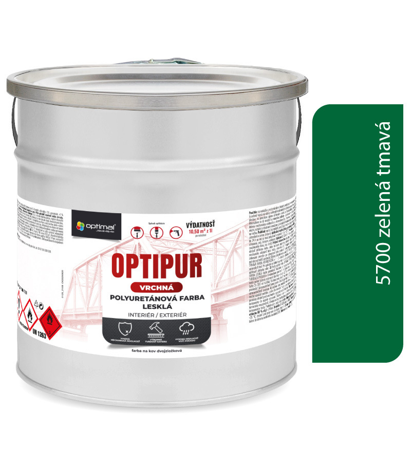 Optimal OPTIPUR Vrchná polyuretánová farba lesklá 5700 2l