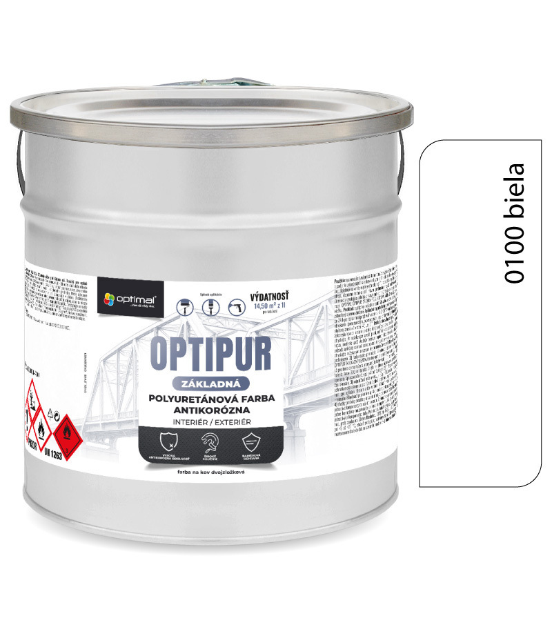 Optimal OPTIPUR Základná polyuretánová farba 0100 5l