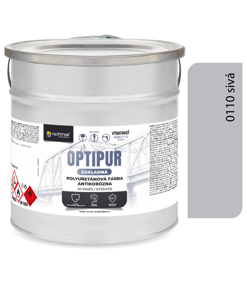 Optimal OPTIPUR Základná polyuretánová farba 0110 2,5l