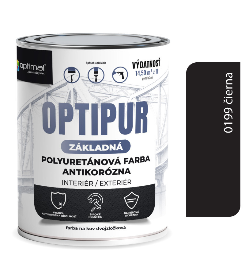 Optimal OPTIPUR Základná polyuretánová farba 0199 0,75l