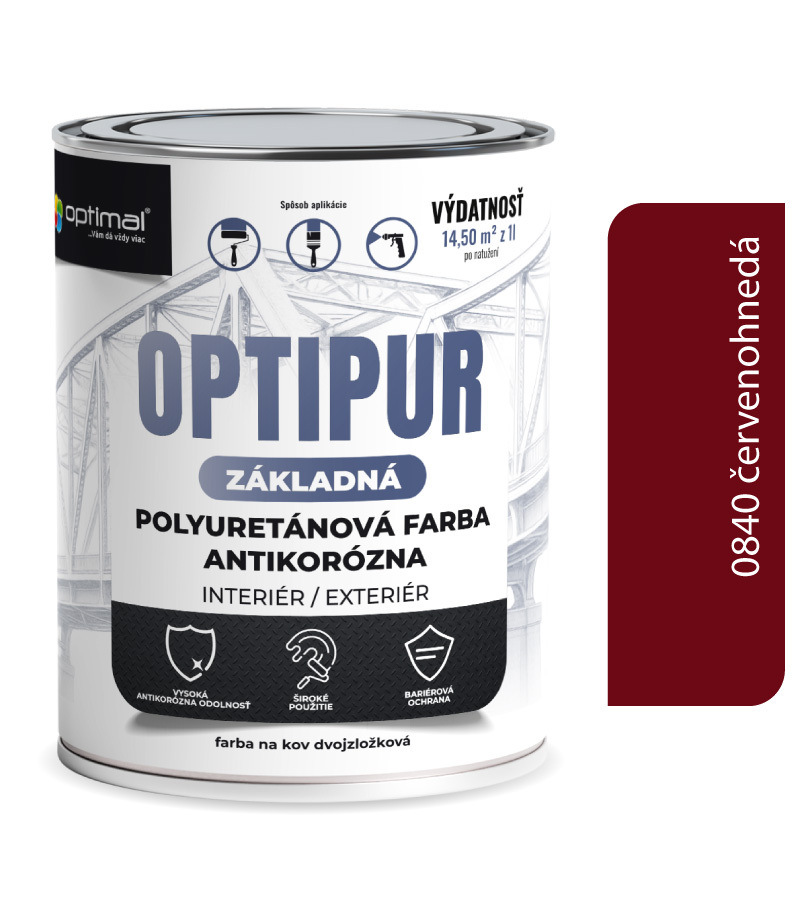 Optimal OPTIPUR Základná polyuretánová farba 0840 0,75l