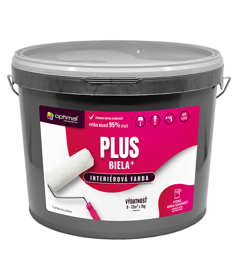 Optimal Plus - interiérová biela farba 10kg