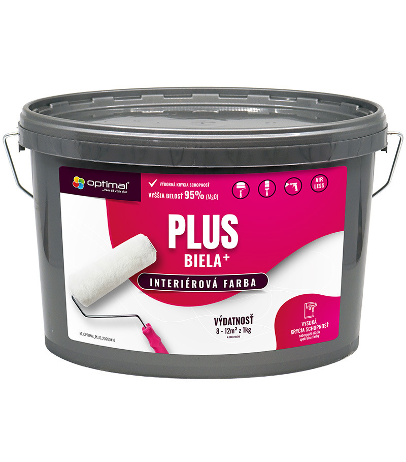Optimal Plus - interiérová biela farba 6kg