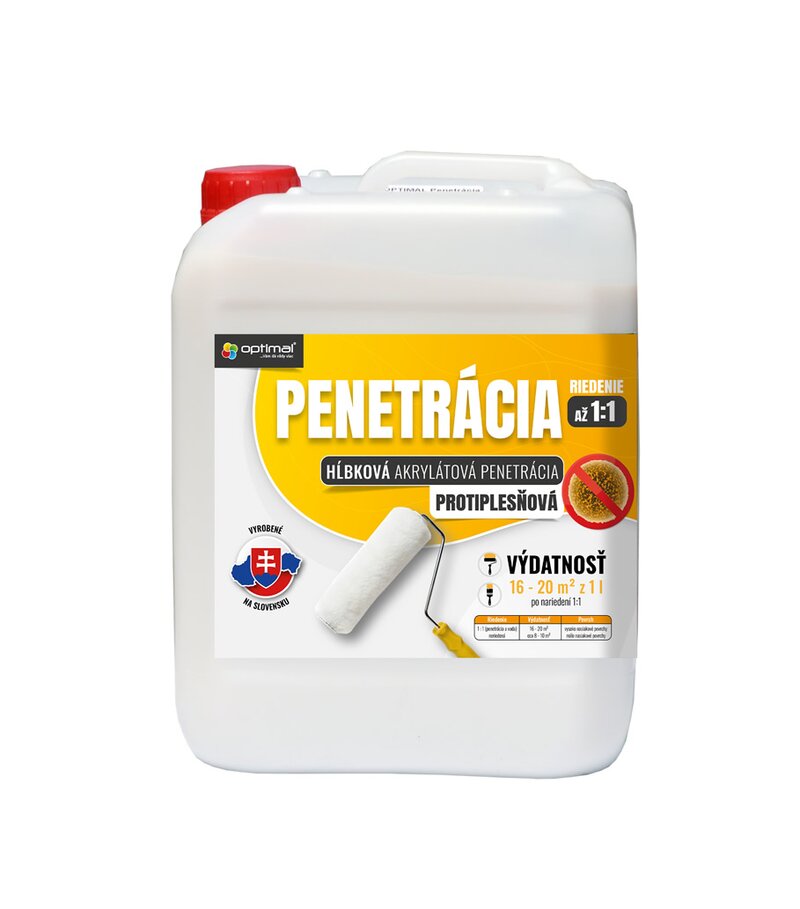 Optimal Protiplesňová Hĺbková Akrylátová Penetrácia 5l