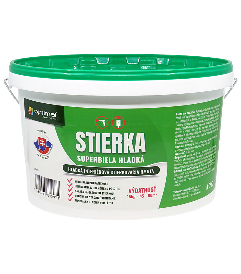 Optimal Stierka 15kg - hladká stierková hmota