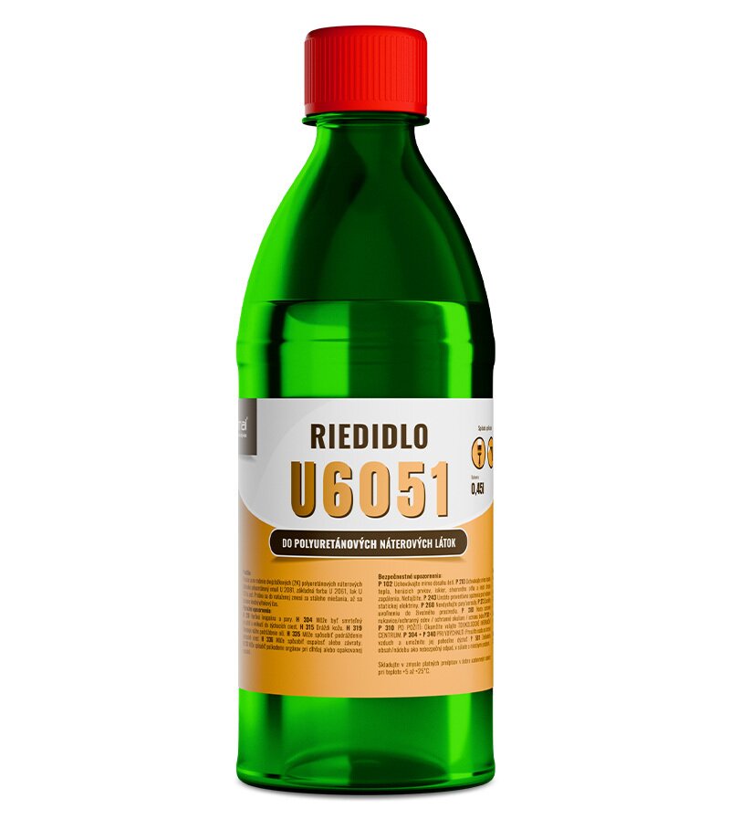 Optimal Riedidlo U6051, na polyuretánové farby 390g/0.45l
