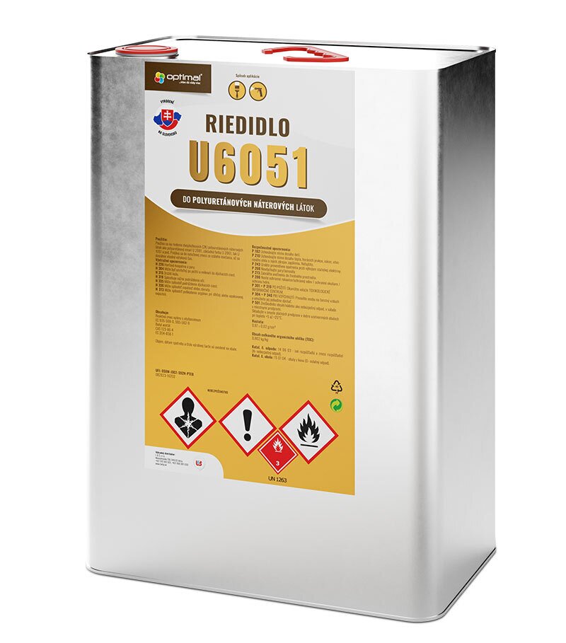 Optimal Riedidlo U6051, na polyuretánové farby 9l