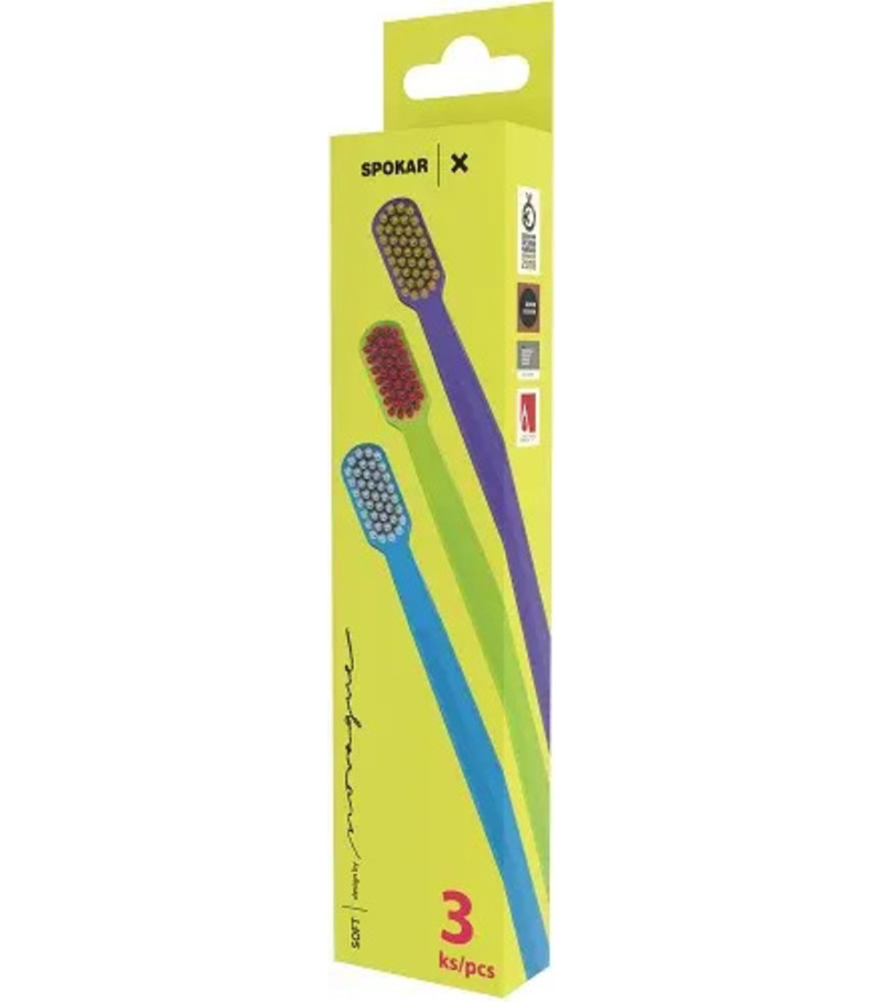 Spokar X Soft Zubná kefka 3429 3-pack