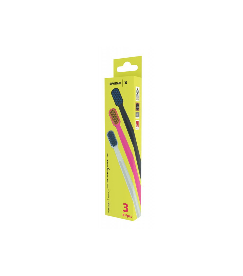 Spokar X Ultrasoft Zubná kefka 3429 3-pack