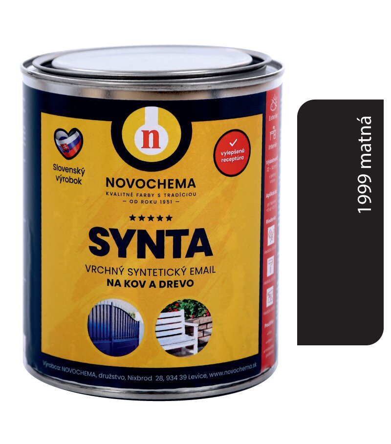 Novochema Synta S2013 čierna matná 1999 0,75kg/0,6l