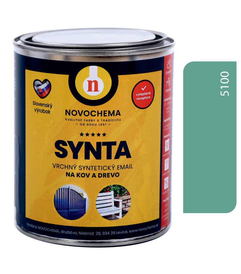 Novochema Synta S2013 pastelovozelená tmavá 5100 0,75kg/0,6l