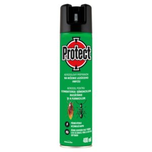 Sprej PROTECT, aerosól, na ničenie lezúceho hmyzu, 400 ml