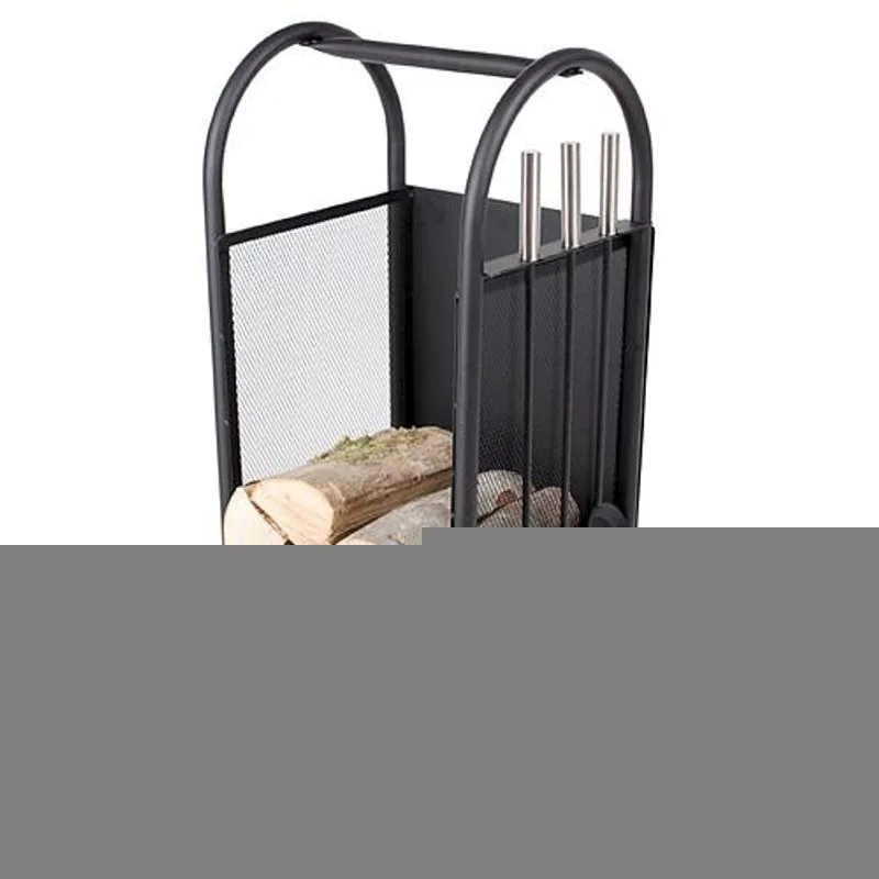 Stojan Homefire LR802, na krbové drevo + náradie, 81x35x31 cm