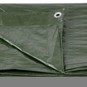 Plachta Tarpaulin Light 3x4 m, 65 g/m2, zakrývacia, zelená, s okami
