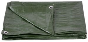 Plachta Tarpaulin Light 3×5 m, 65 g/m2, zakrývacia, zelená, s okami