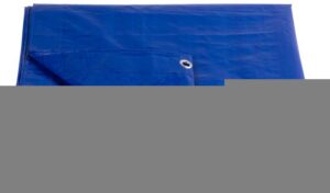 Plachta Tarpaulin Standard 6×10, zakrývacia, 80 g/m2, modrá, s okami