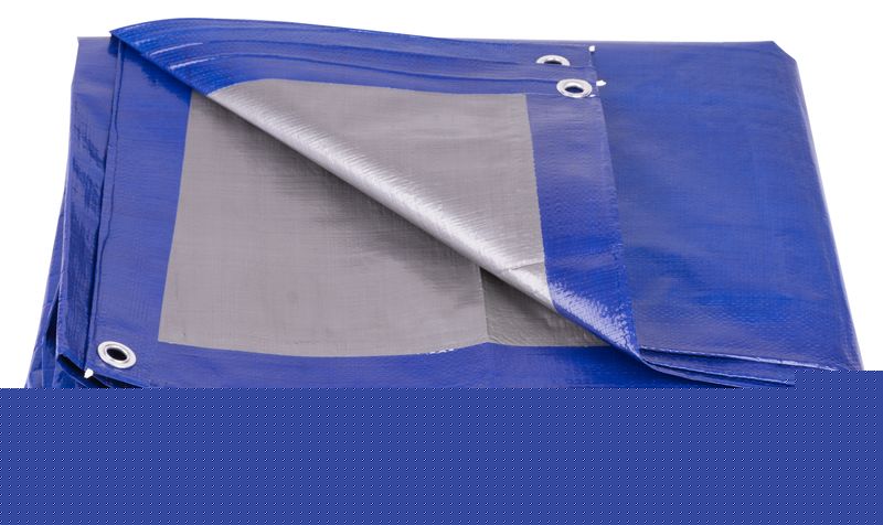 Plachta Tarpaulin Profi 5x8 m, 140 g/m2, zakrývacia, modrá, s okami