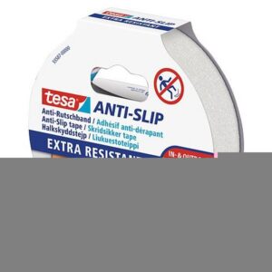 Páska tesa® Anti-slip, protišmyková na schody, transparentná, lepiaca, 25 mm, L-5 m