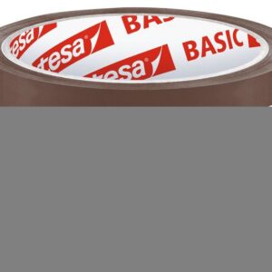 Páska tesa® BASIC, baliaca, lepiaca, hnedá, 48 mm, L-50m