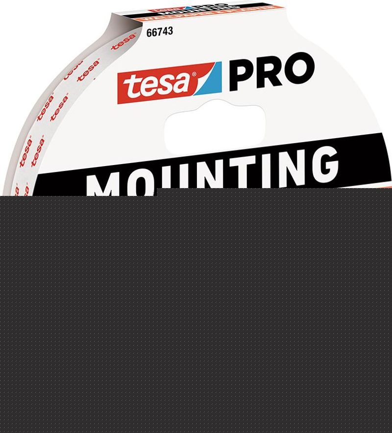 Páska tesa® Mounting PRO, montážna, na tapety a omietky, lepiaca, 19 mm, L-5 m