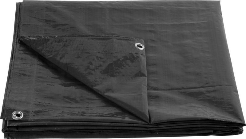 Plachta Tarpaulin Strong 10x15 m, 200 g/m2, zakrývacia, antracit, s okami