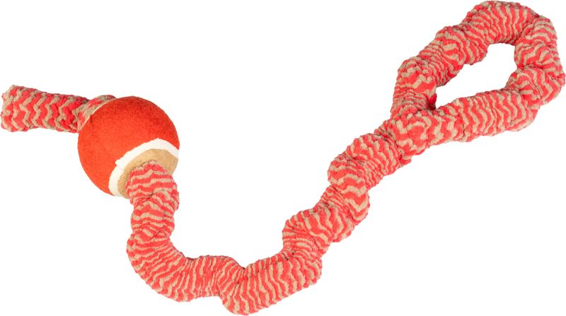 Hračka PET EXPERT, pre psa, s loptou, plyšová, 53 cm