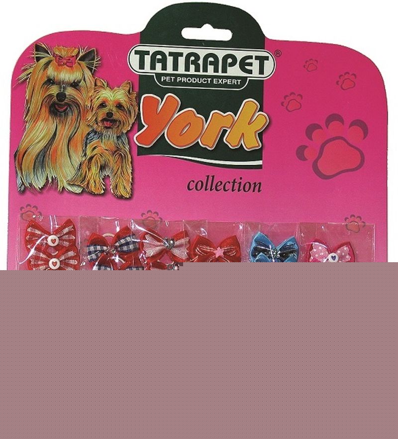 Mašle TATRAPET YORK Collection, pre psov a mačky, ozdobné, 2X3 cm, bal. 24ks