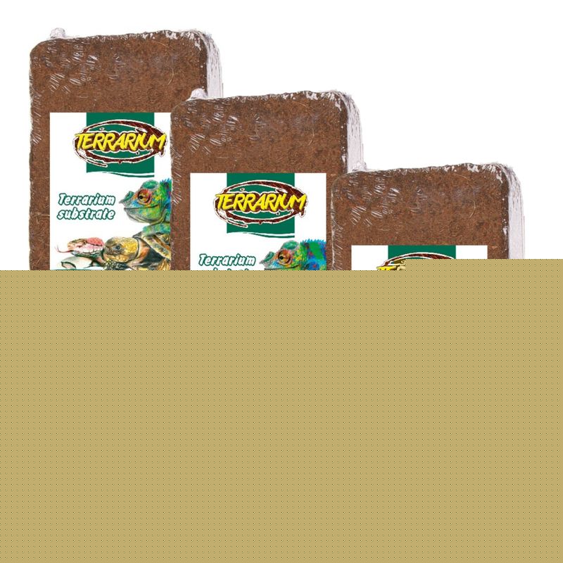Dno do terária TATRAPET, kokosové vlákno Terrarium, 3x600g