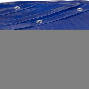 Plachta Tarpaulin Poolco 5,5 m ,120 g/m2, zakrývacia, modrá, okrúhla, s okami