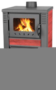 Kachle Nova Ceramic, 7,5 kW, 120 mm, červená