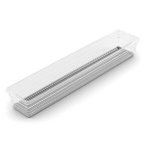 Organizér Curver® SISTEMO 5, priesvitný/sivý, 7.5x37.5x5 cm, do zásuvky