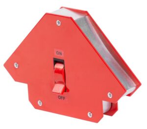Držiak Strend Pro QJ6007 magnetický, uhlový, s vypínačom, 3-3/4″x3-3/4″x1″, max.12 kg, ON/OFF