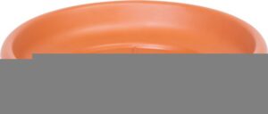 Podložka pod kvetináč ICS ERICA okrúhla, farba terakota, plast, 14 cm