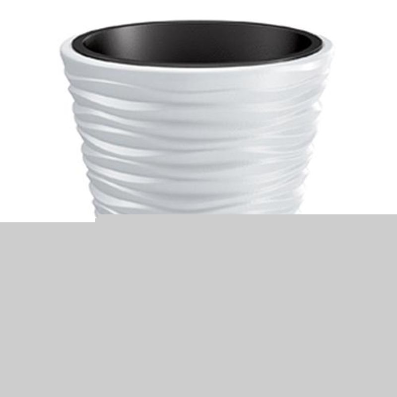 Kvetináč SAND 350, 345x385 mm, biela, vložka