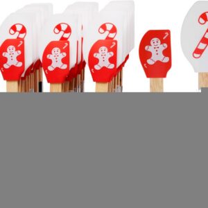 Stierka MagicHome, na pečenie/varenie, Vianoce, silikón, červená/biela s potlačou, Sellbox 18 sád